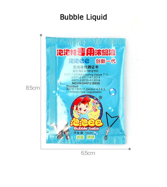 2021 Hot Kids Gatling Bubble Gun Toy 64-Hole Charging Electric.
